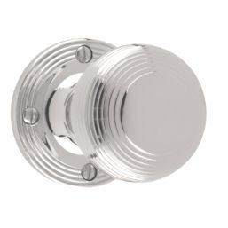 Carlisle Brass Rimmed Mortice Knobs 52mm Pair Polished Chrome