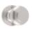 Carlisle Brass Rimmed Mortice Knobs 52mm Pair Polished Chrome