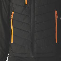 Regatta Pro Universal Bodywarmer Black / Orange Pop Small 40" Chest