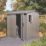 Rowlinson  Brentvale  7' x 5' (Nominal) Apex Metal Shed Grey