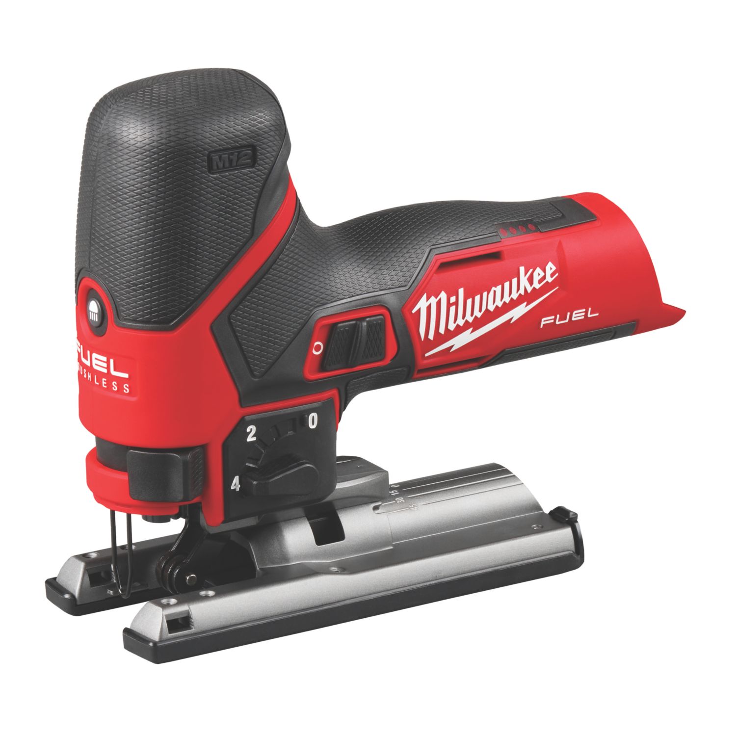 Milwaukee M12FJS-0 FUEL 12V Li-Ion RedLithium Brushless Cordless Jigsaw - Bare (987CX)