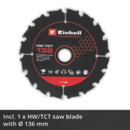 Einhell Professional TP-CS 18/136-C Li BL 136mm 18V Li-Ion Power X-Change Brushless Cordless Circular Saw - Bare