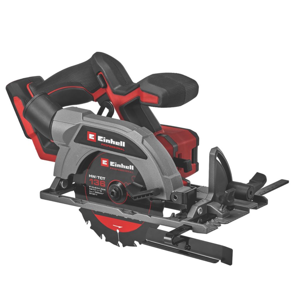 Einhell Professional TP-CS 18/136-C Li BL 136mm 18V Li-Ion Power X-Change Brushless Cordless Circular Saw - Bare
