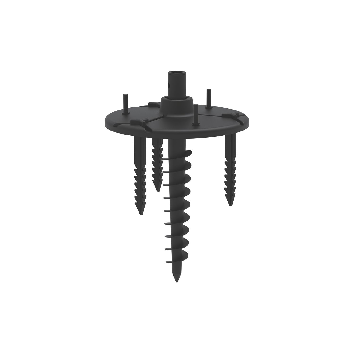Lutec London Ground Spike Black (987EF)