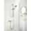 Bristan Onza HP/Combi Flexible Exposed Chrome-Plated Thermostatic Shower Valve with Riser Kit