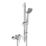 Bristan Onza HP/Combi Flexible Exposed Chrome-Plated Thermostatic Shower Valve with Riser Kit