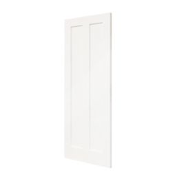 Primed White Wooden 2-Panel Shaker Internal Door 1981mm x 762mm