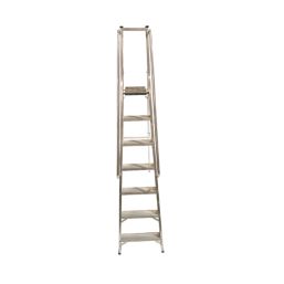 Lyte Aluminium 2.43m 7 Step Platform Step Ladder With Handrail