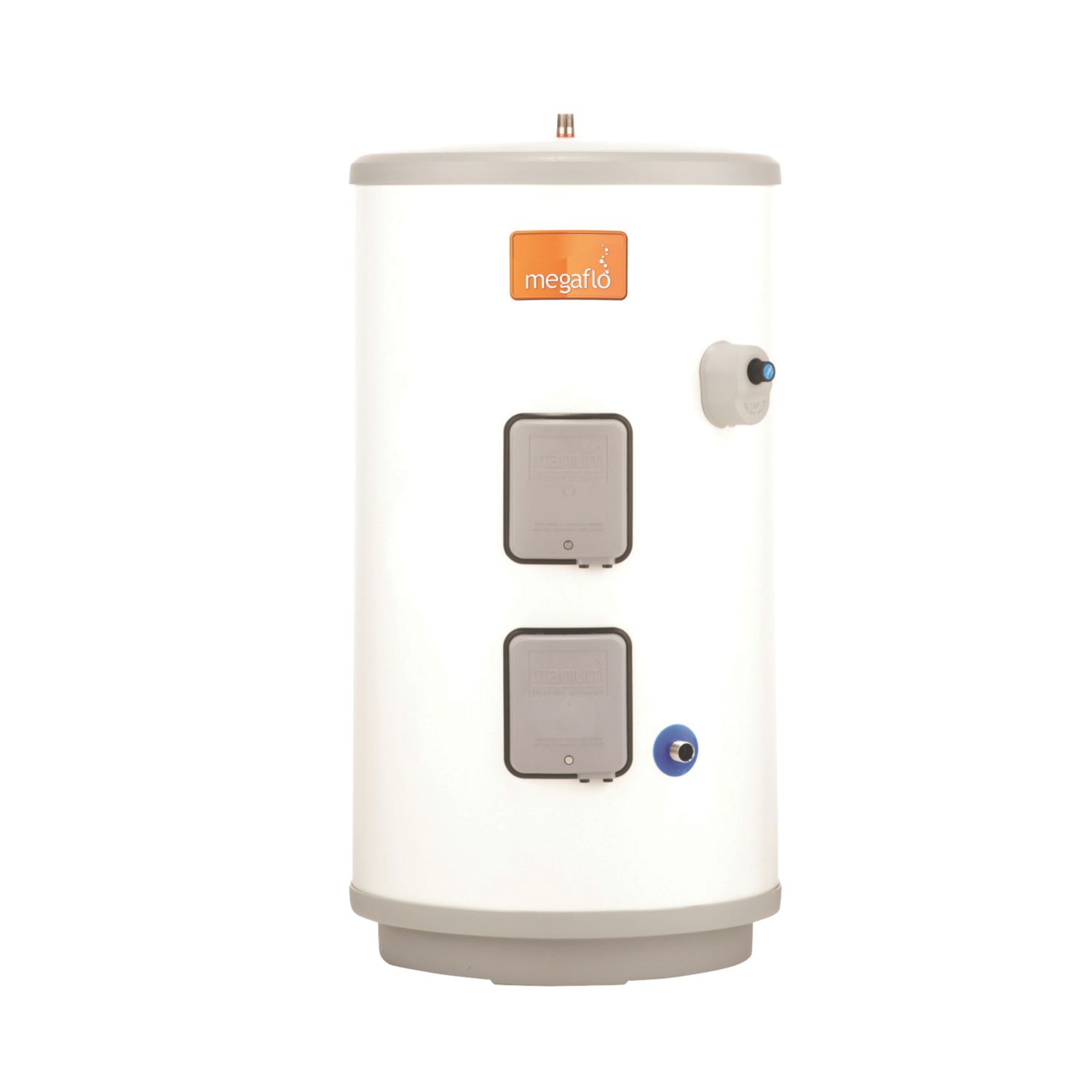 Heatrae Sadia Megaflo Eco 145dd Direct Unvented Hot Water Cylinder 145Ltr 2 x 3kW (987FP)