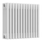 Reina 500mm x 605mm 2857BTU White Horizontal 4 Column Radiator