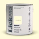 LickPro 2.5Ltr Yellow 05 Satin Water-Based Trim Paint