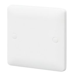 MK Base 1-Gang Blanking Plate White