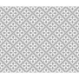 Laura Ashley Mr Jones Charcoal Self-Adhesive Glass Kitchen Splashback 900mm x 750mm x 6mm