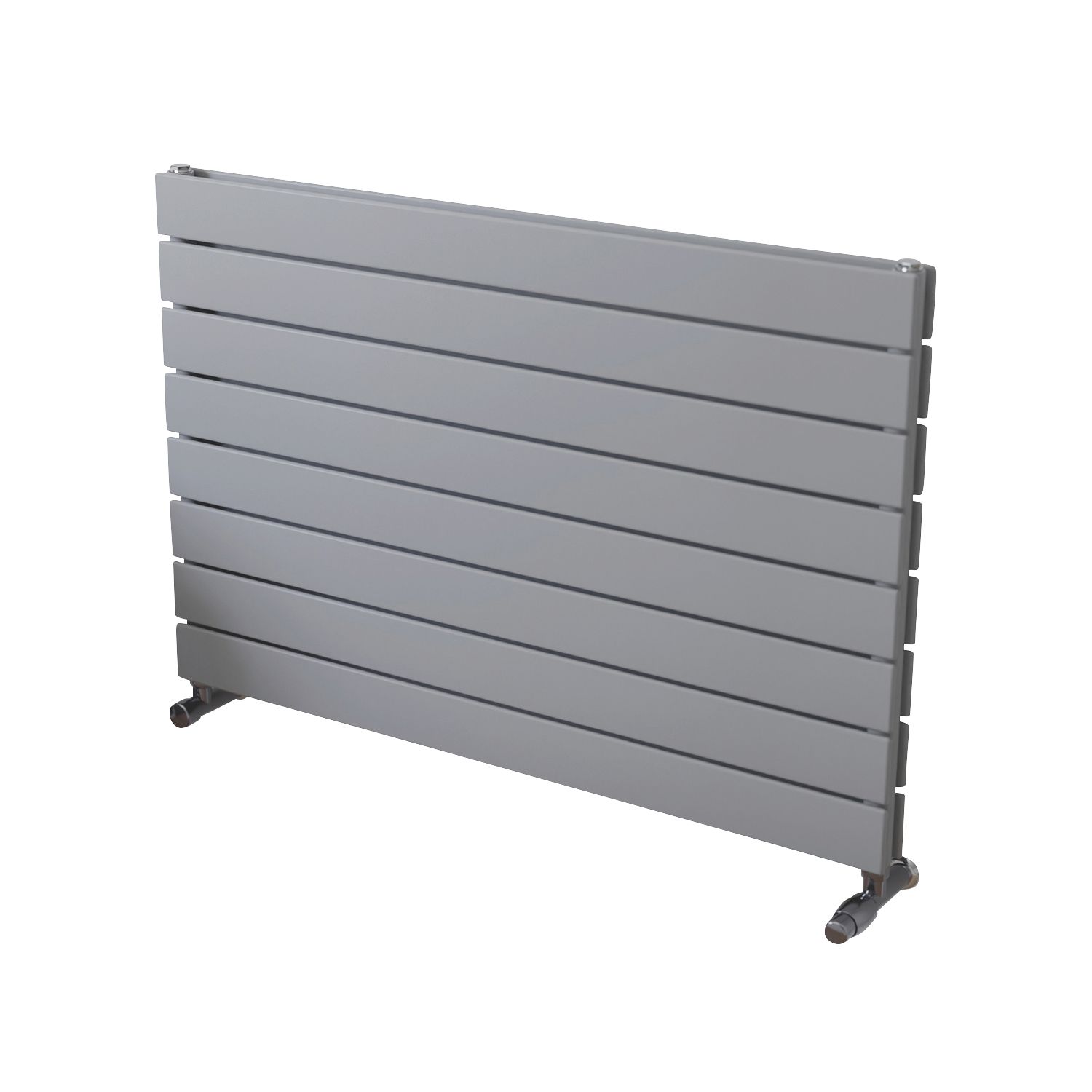 Ximax Oceanus 595mm x 900mm 2962BTU Silver Horizontal Designer Radiator (987TR)