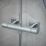 Hansgrohe Vernis Shape Showerpipe 230 HP Rear-Fed Exposed Chrome Thermostatic Mixer Shower Kit
