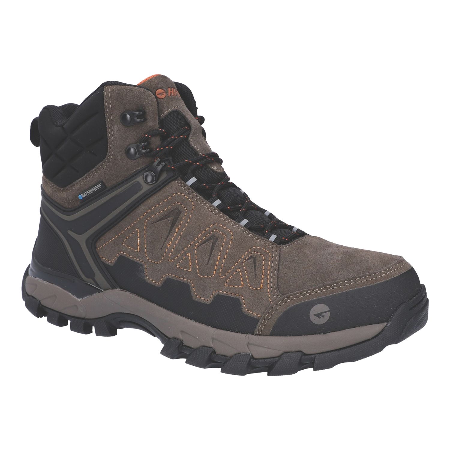 Hi-Tec V-Lite Explorer WP Size 12 Brown Waterproof Non Safety Work Boots (987XE)