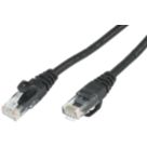 Philex Black Unshielded RJ45 Cat 6 Ethernet Cables 1m 10 Pack