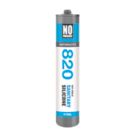 No Nonsense  820 Sanitary Silicone Sealant Anthracite 310ml