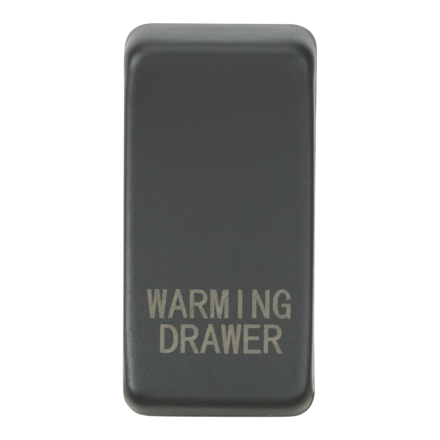 Knightsbridge 'WARMING DRAWER' Switch Cover Anthracite (988CT)