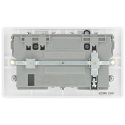 LAP  13A 2-Gang SP Switched Wi-Fi Extender + 2.1A 10.5W 1-Outlet Type A USB Charger White