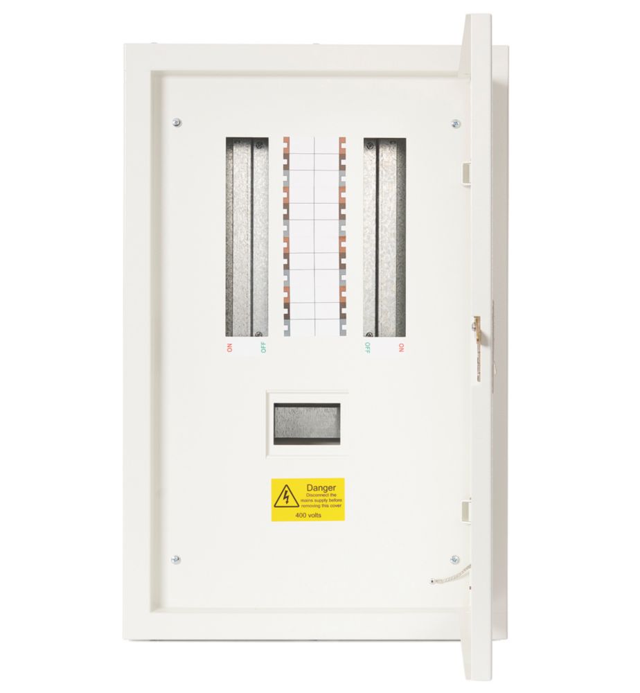 Contactum Defender 8-Way Non-Metered 3-Phase Type B Distribution Board ...