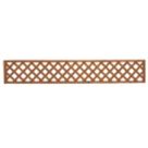 Forest Fence Topper Softwood Rectangular Trellis 6' x 1' 3 Pack