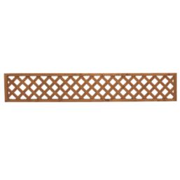 Forest Fence Topper Softwood Rectangular Trellis 6' x 1' 3 Pack