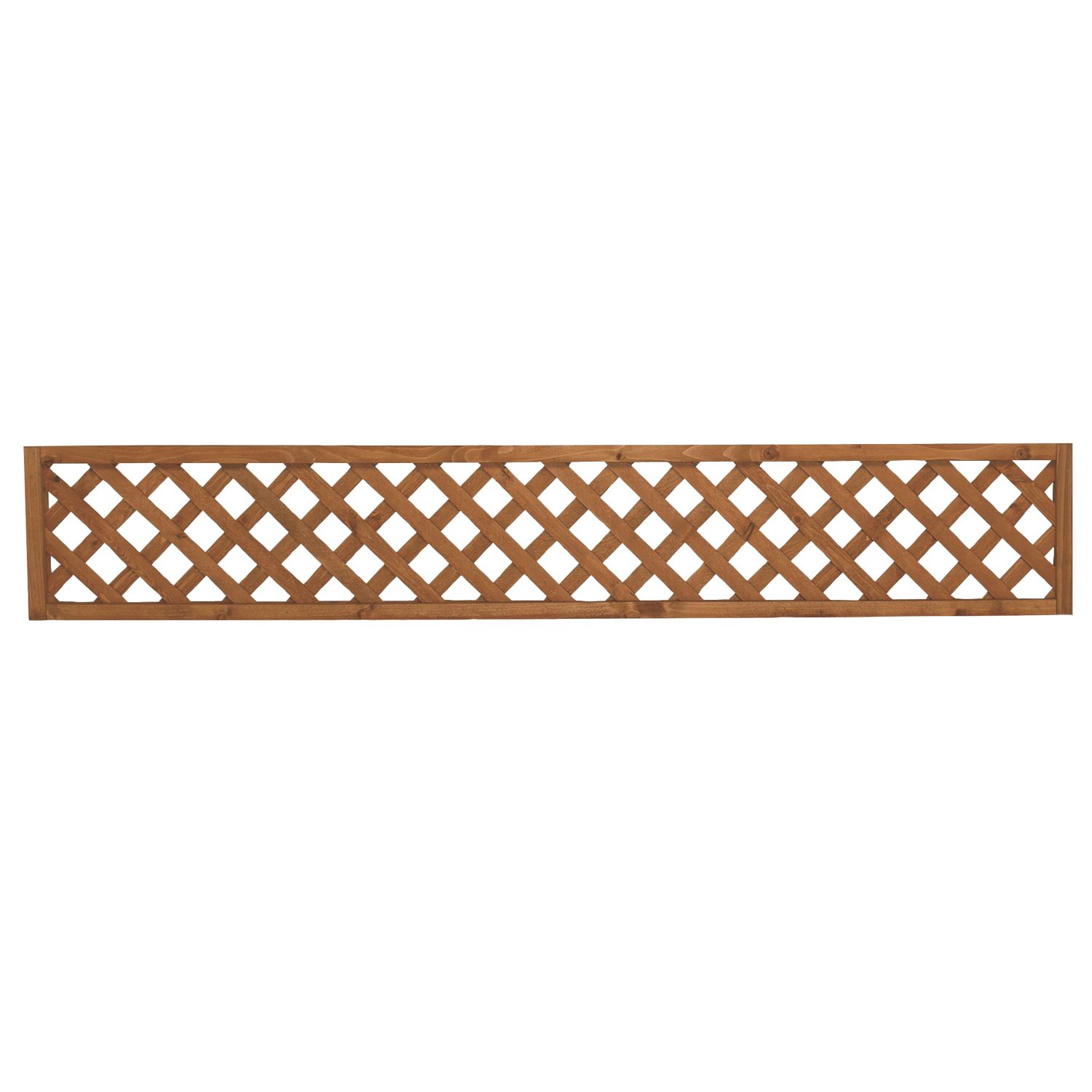 Forest Fence Topper Softwood Rectangular Trellis 6' x 1' 3 Pack (988JG)