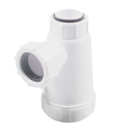 Flomasta  Round Bottle Trap White 32mm