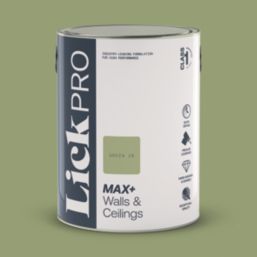 LickPro Max+ 5Ltr Green 18 Matt Emulsion  Paint