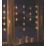 780mm x 1000mm Indoor & Outdoor LED Very Warm White Star Curtain Christmas Lights