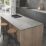 Wilsonart Zenith Woodstone Gris Matt Grey Stone Effect Compact Laminate Breakfast Bar 3000mm x 950mm x 12mm
