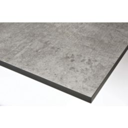 Wilsonart Zenith Woodstone Gris Matt Grey Stone Effect Compact Laminate Breakfast Bar 3000mm x 950mm x 12mm