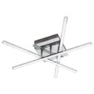 Eglo Lasana 1 LED Ceiling Light Chrome 5W 1500lm