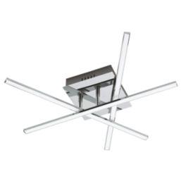 Eglo Lasana 1 LED Ceiling Light Chrome 5W 1500lm
