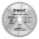 Trend CraftPro Wood/Chipboard/MDF Circular Saw Blade 260mm x 30mm 72T