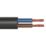 Time 3182Y Black 2-Core 1.5mm² Flexible Cable 50m Drum