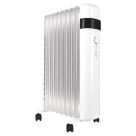 TCP  2000W Electric Freestanding 9-Fin Oil-Filled Radiator White
