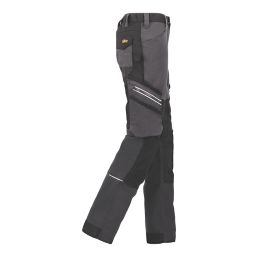 Site Evenson Multi-Pocket Stretch Trousers Grey/Black 30" W 32" L