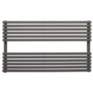 Towelrads 600mm x 1000mm 2293BTU Anthracite Flat Designer Towel Radiator