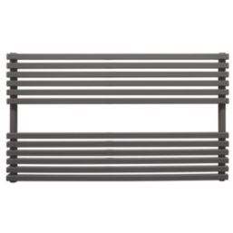 Towelrads 600mm x 1000mm 2293BTU Anthracite Flat Designer Towel Radiator