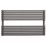Towelrads 600mm x 1000mm 2293BTU Anthracite Flat Designer Towel Radiator