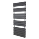 Ximax 1420mm x 600mm 3659BTU Anthracite Flat Designer Towel Radiator