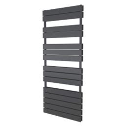 Ximax 1420mm x 600mm 3659BTU Anthracite Flat Designer Towel Radiator