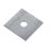 Sabrefix M10 Square Plate Washers Galvanised 50mm x 50mm 50 Pack