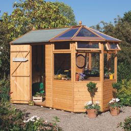 Rowlinson  6' x 9' 6" (Nominal) Apex Timber Potting Shed