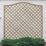 Forest Hamburg Lattice Curved Top Garden Screens 6' x 6' 6 Pack
