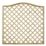 Forest Hamburg Lattice Curved Top Garden Screens 6' x 6' 6 Pack