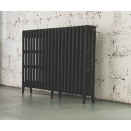 Arroll 760mm x 1114mm 5582BTU Black Cast Iron 4 Column Radiator