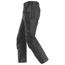 Snickers 6243 Hi-Vis Work Trousers Yellow 44" W 32" L
